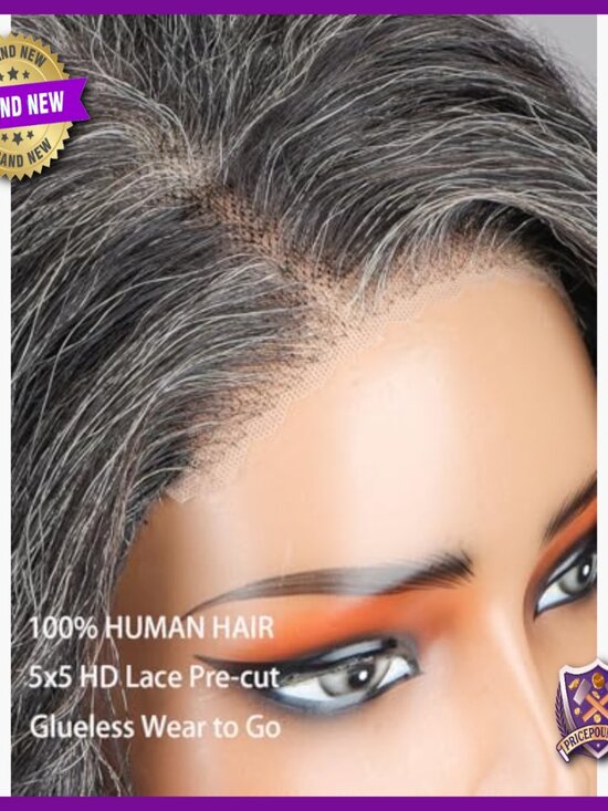 12 Inch Human Hair Loose Body Wave Glueless Wig with HD Lace Closure